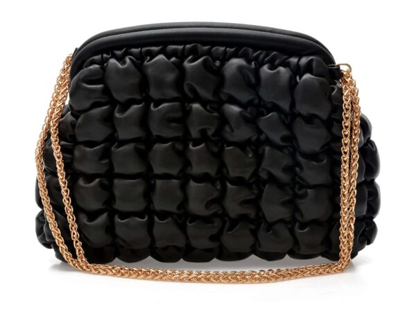 Poseta plic RAMAZAN neagra, RY874, din piele ecologica