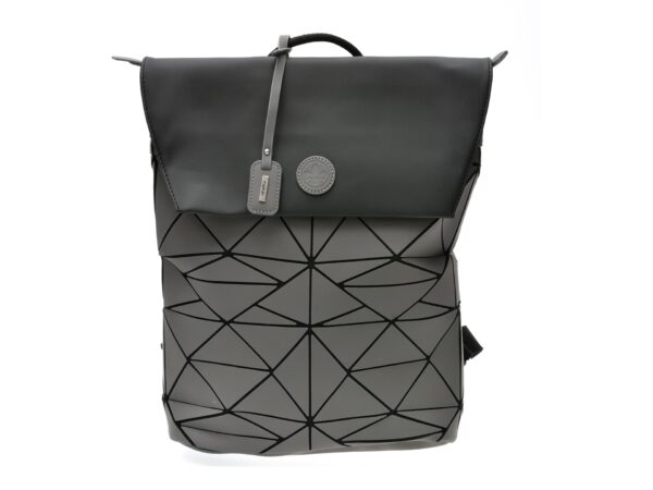 Rucsac RIEKER gri, H1391, din piele ecologica