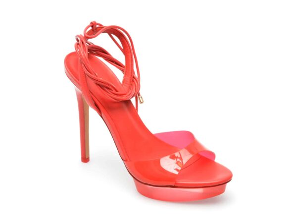 Sandale ALDO rosii, BOSSIS600, din pvc