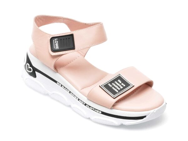 Sandale AQUAMARINE nude, 225971, din piele naturala