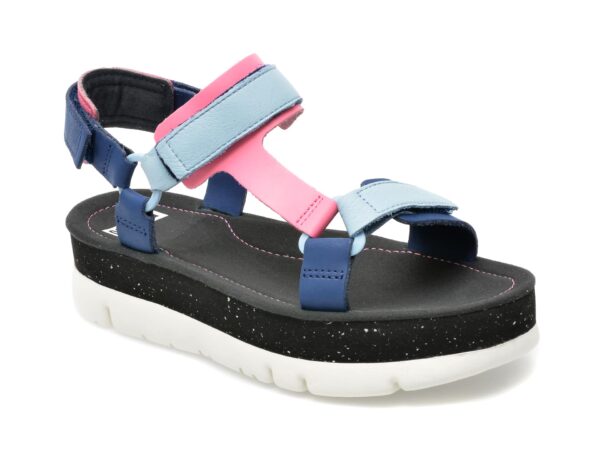 Sandale CAMPER negre, K201037, din piele naturala