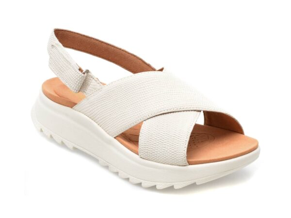 Sandale CLARKS bej, DASHLITE WISH 13-N, din piele naturala