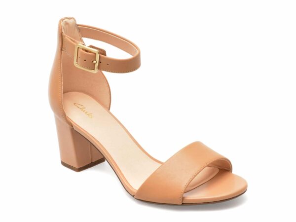 Sandale CLARKS maro, DEVA MAE 04-N, din piele naturala