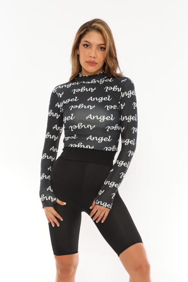 Bluza scurta Bella angel