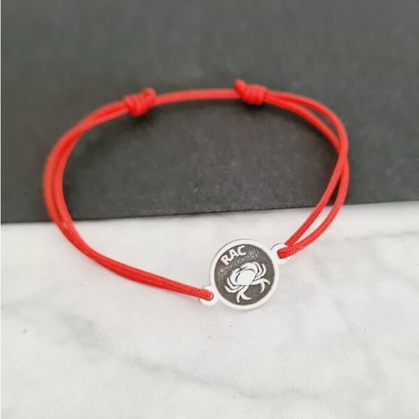 BRATARA ARGINT RAC – SNUR REGLABIL