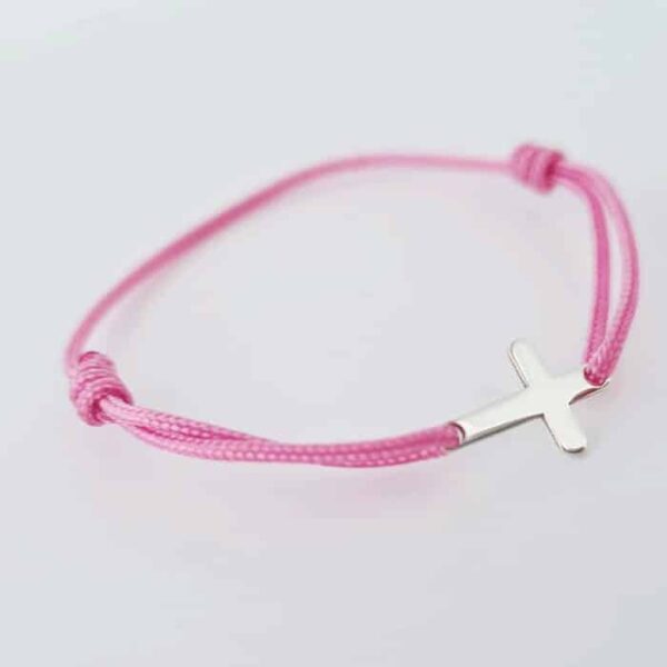 Bratara Cruciulita – Argint 925 – snur reglabil