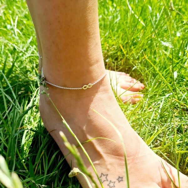 Bratara de picior – Amintiri de vara infinite – Argint 925 – Lantisor realizat pe marimi