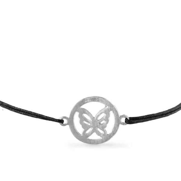 BRATARA KABBALAH FLUTURE CERC – SNUR NEGRU