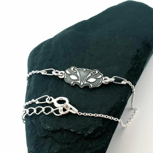 Bratara Masca Carnaval – Argint 925 – cu lantisor