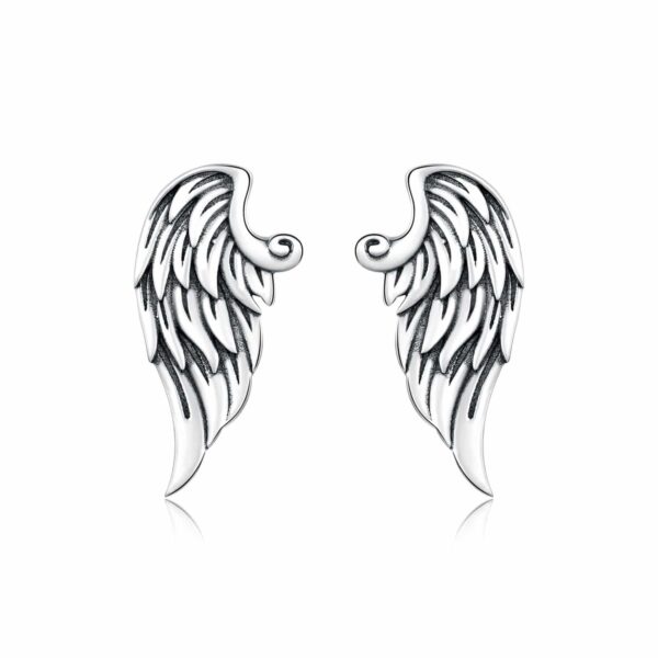 Cercei din argint Retro Wings