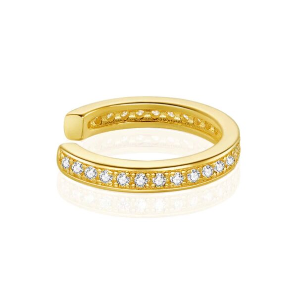 CERCEL din argint Glamour Clip Golden