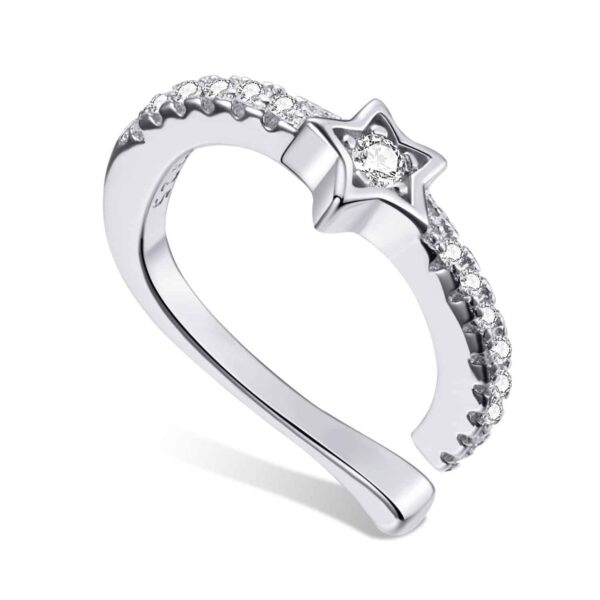 CERCEL din argint Star Studded Clip