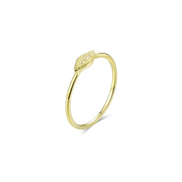 Inel din argint Golden Eye