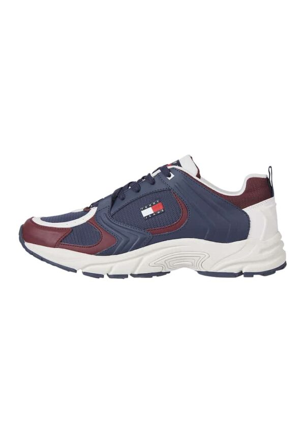 Pantofi sport cu garnituri de piele