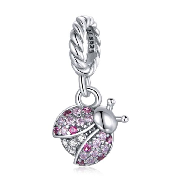 Talisman din argint Clips Ladybug