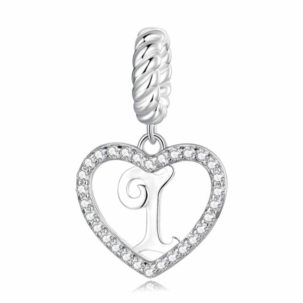 Talisman din argint Hear Letter I