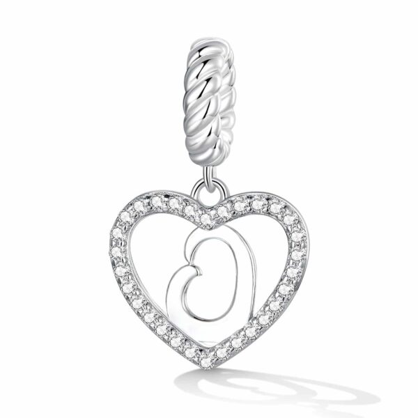 Talisman din argint Hear Letter O