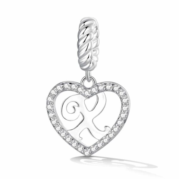 Talisman din argint Hear Letter X