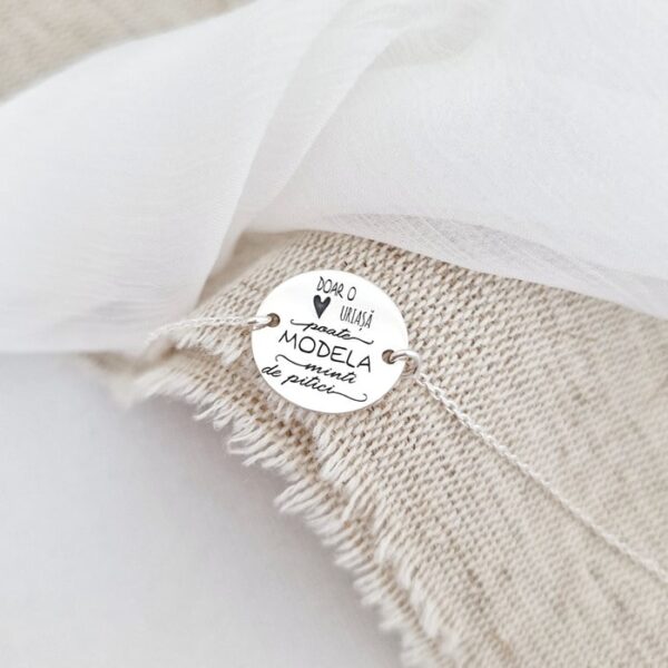 Bratara banut – Educatoare/Invatatoare – cu lantisor – Argint 925