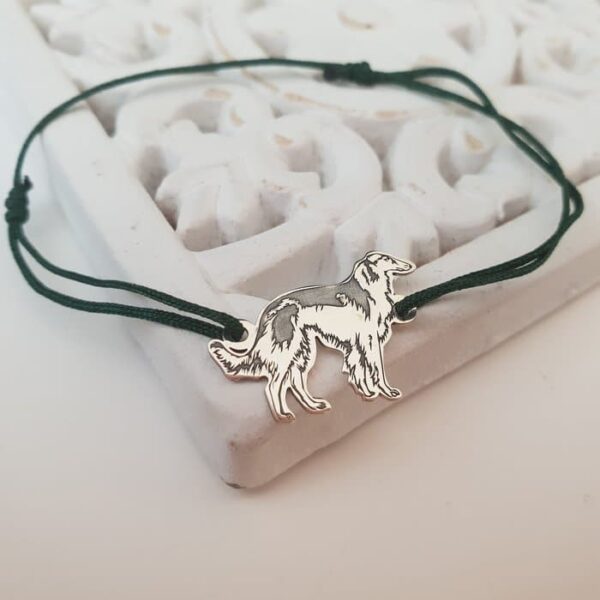 Bratara Barzoi – Argint 925, snur reglabil