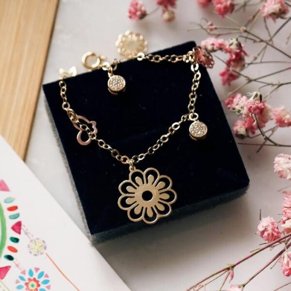 Bratara colectia Fairyland – Bright wonder – Argint 925 placat cu Aur Galben si Roz 18K