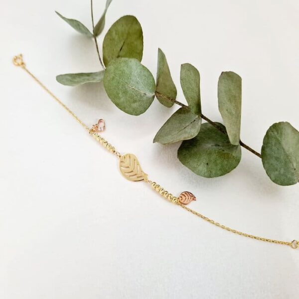 Bratara colectia Fairyland – Lovely breeze – Argint 925 placat cu Aur Galben si Roz 18K