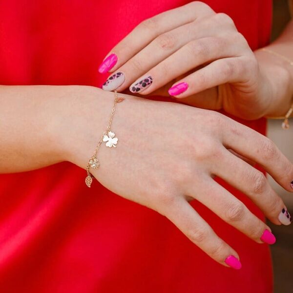 Bratara colectia Fairyland – Vibrant amulet – Argint 925 placat cu Aur Galben si Roz 18K