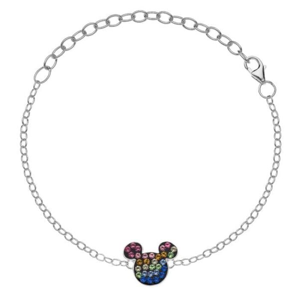 Bratara Disney Mickey Mouse – Argint 925 si Cubic Zirconia colorate
