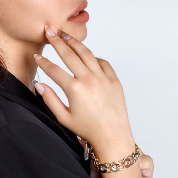 Bratara – Enchanted Chains – placata cu aur 18K