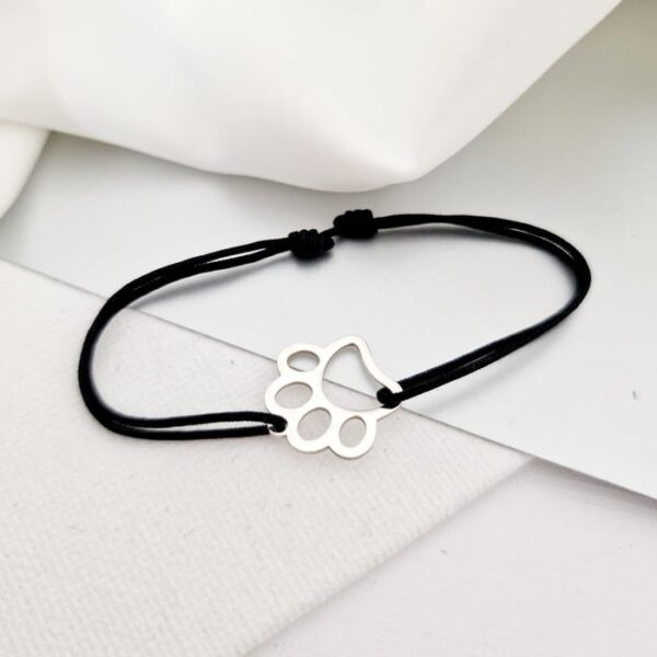 Bratara Labuta – Argint 925, snur negru