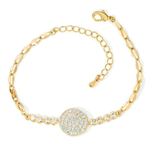 Bratara – Sugar Beads – placata cu aur 18K