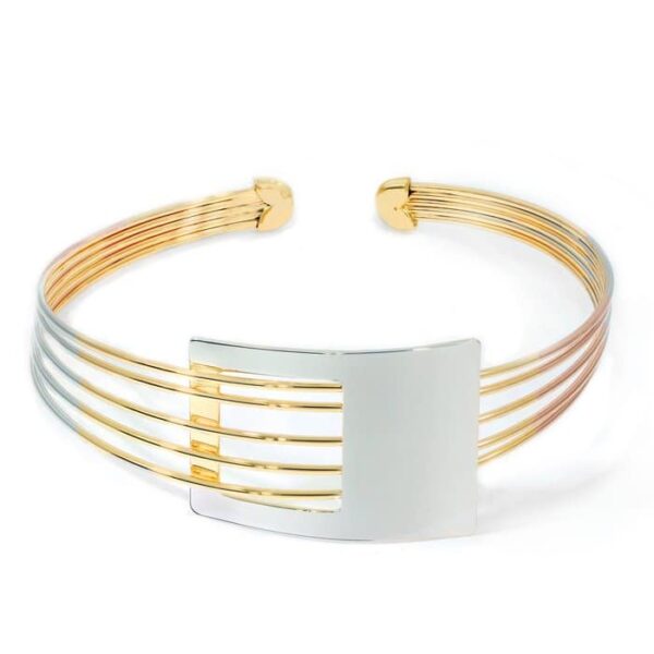 Bratara – Vibrant Cuff – placata cu aur 18K