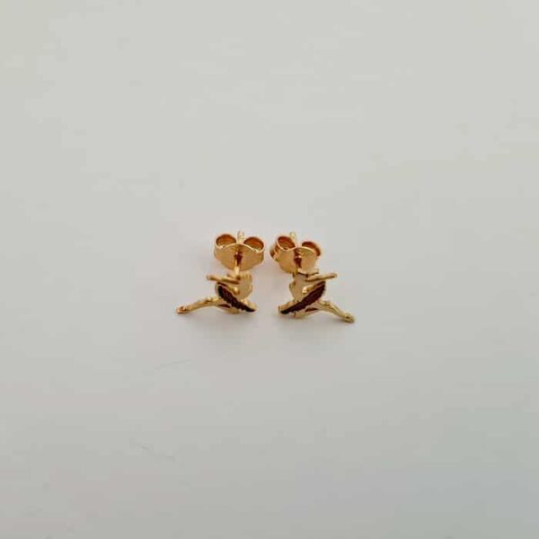 Cercei Balerina – Aur Galben 14K – Inchizatoare surub