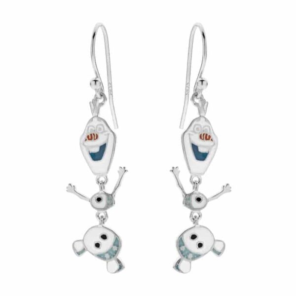 Cercei Disney cu pandantiv Olaf – Argint 925