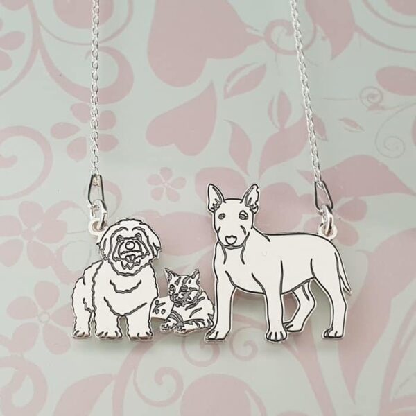 Lantisor 3 Animale – Argint 925