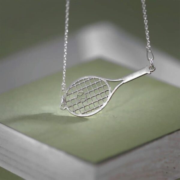 Lantisor Racheta de tenis – Argint 925