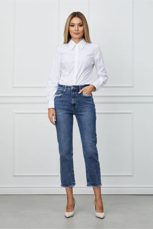 Blugi Hannah albastri clasici