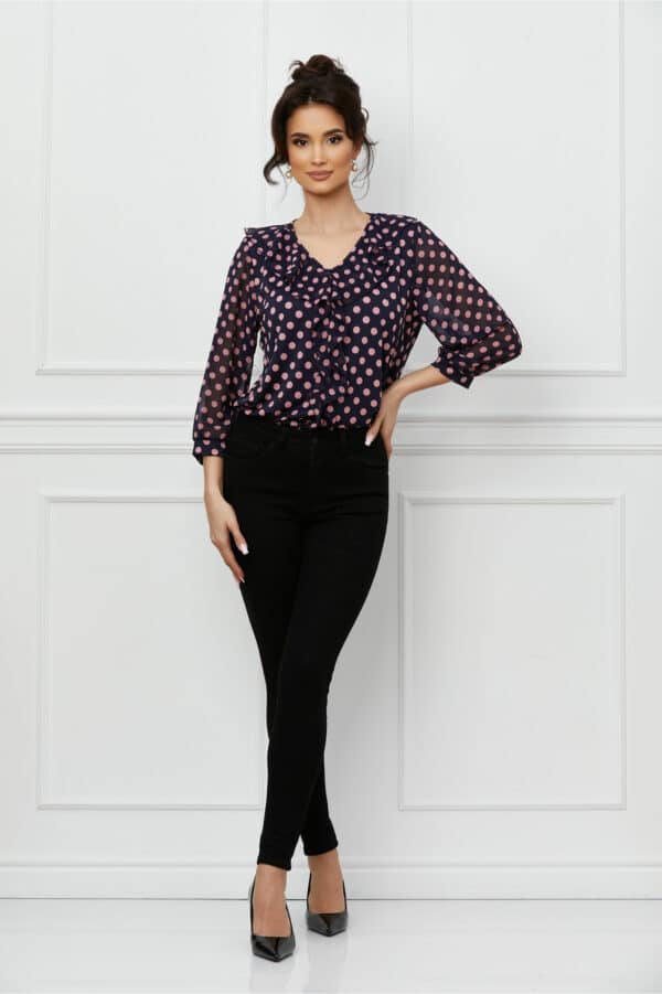 Blugi Hannelore negri skinny