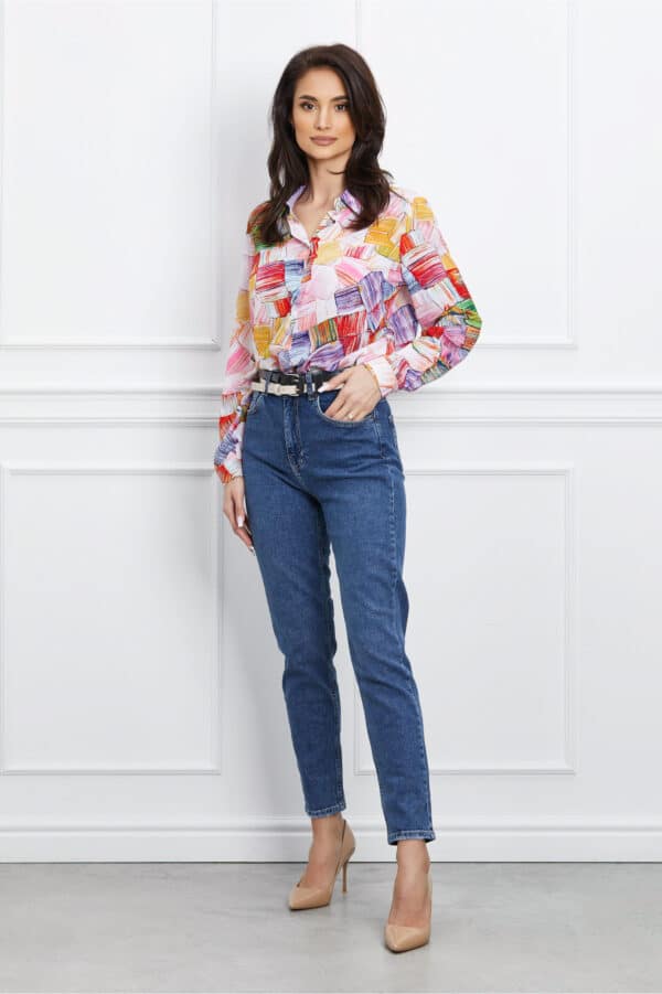 Blugi Miruna clasici albastri