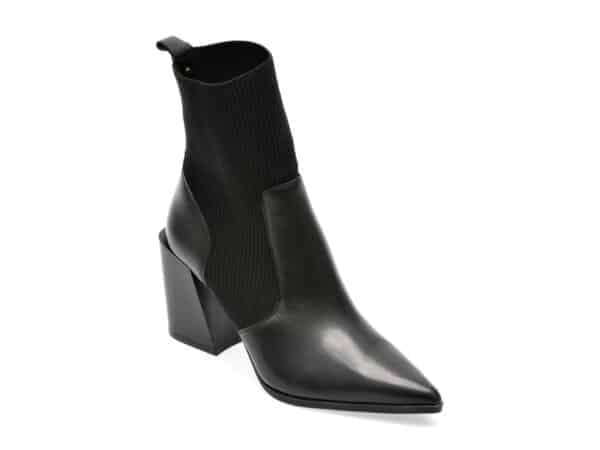 Botine ALDO negre, GANINA001, din piele naturala
