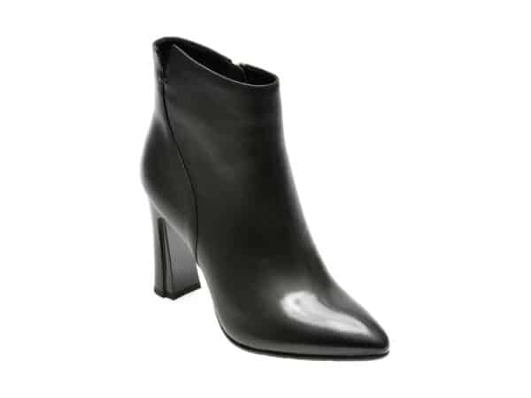 Botine EPICA negre, 18770B, din piele naturala
