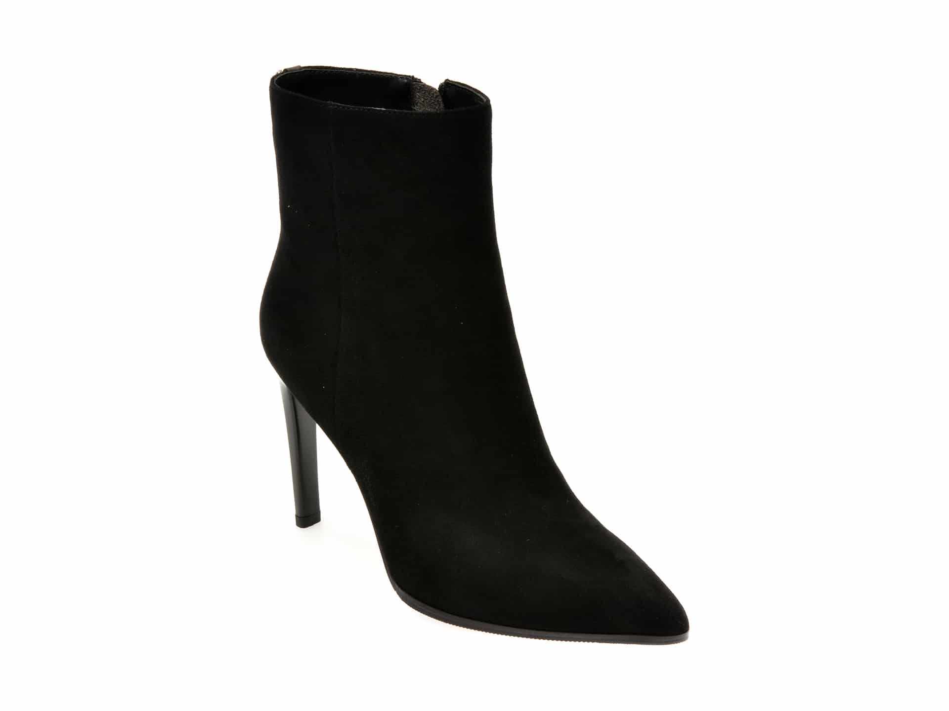 Botine EPICA negre, 25045, din piele intoarsa
