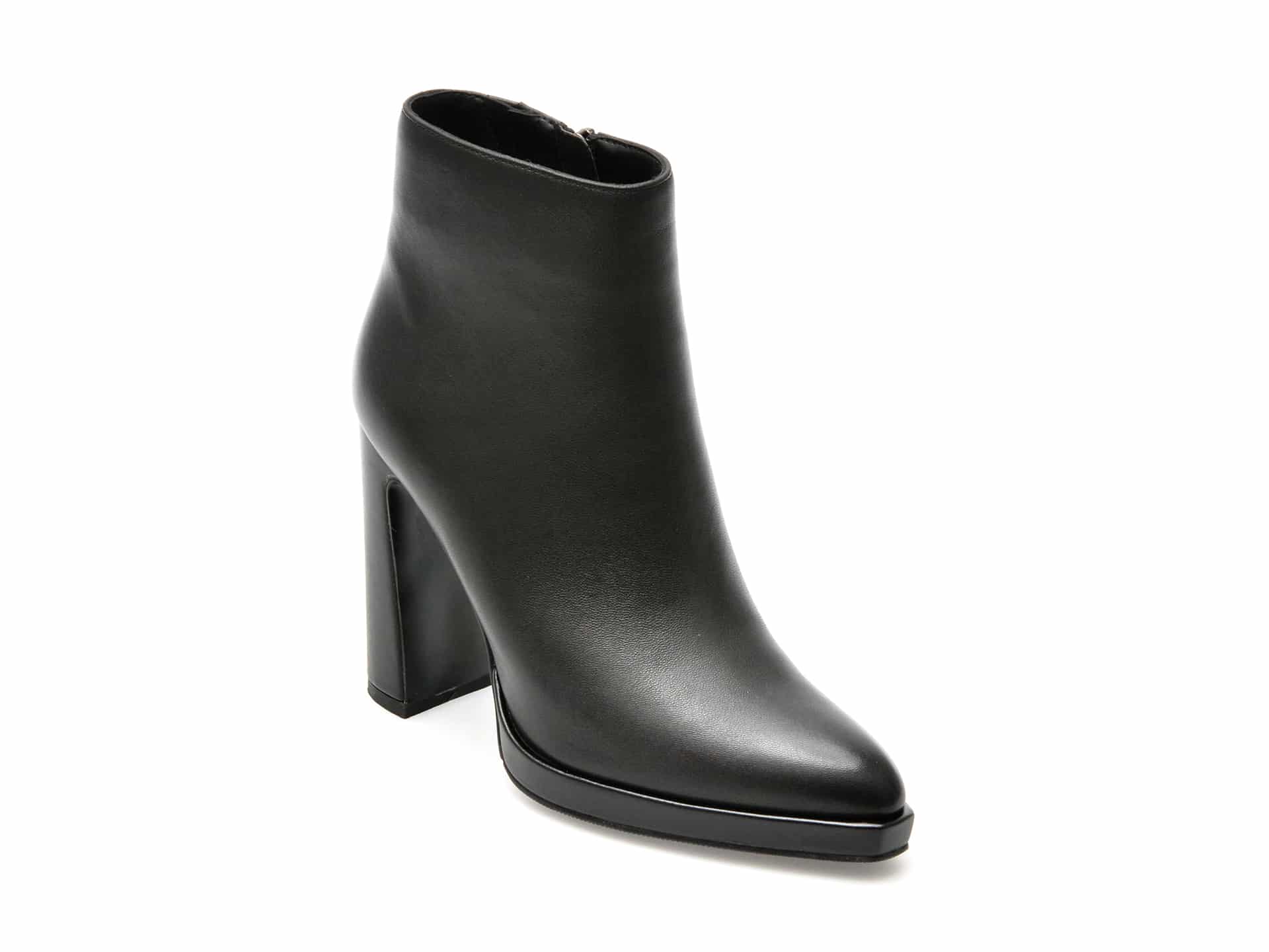 Botine FLAVIA PASSINI negre, 3C522, din piele naturala