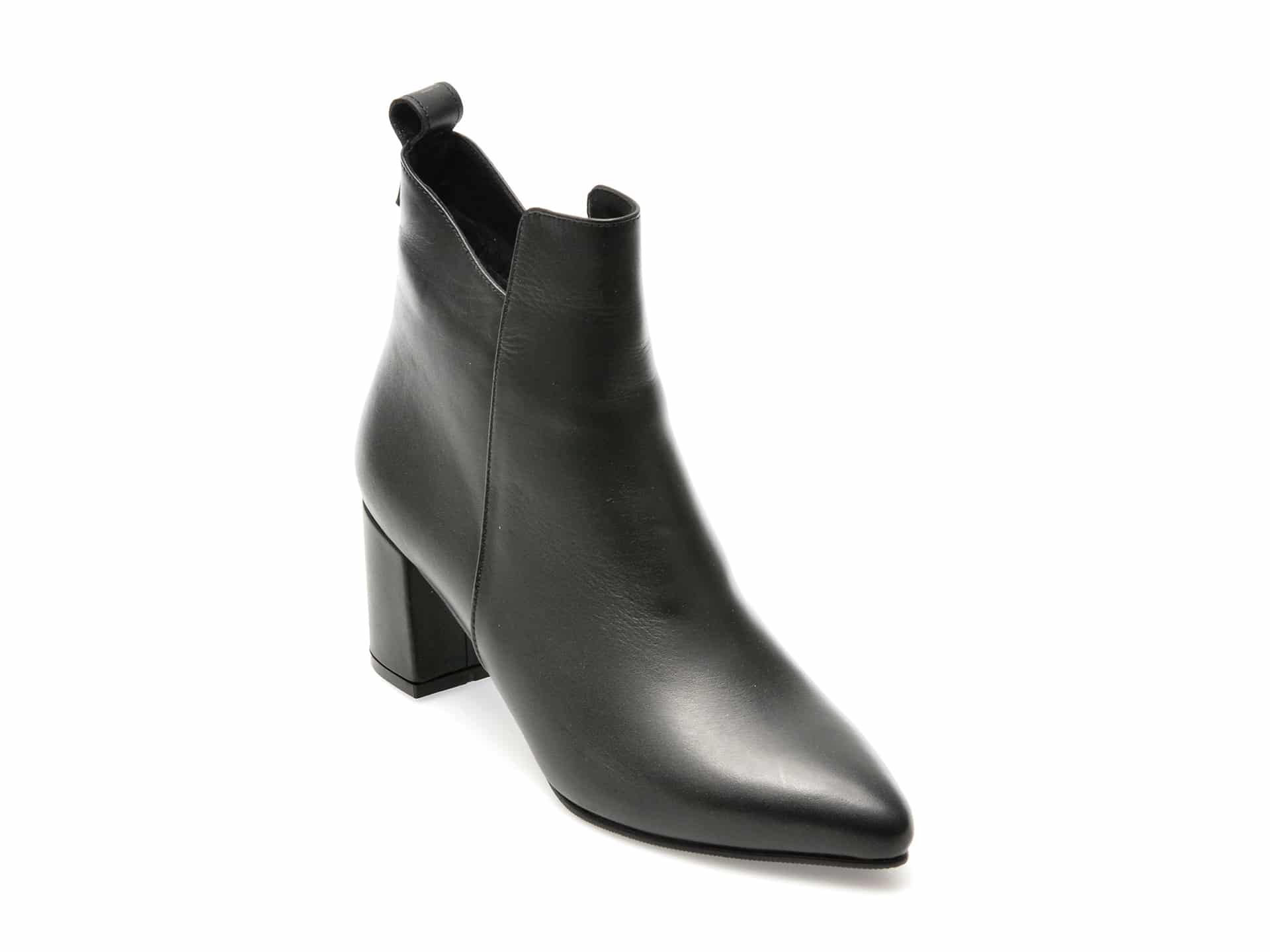Botine FLAVIA PASSINI negre, 4001110, din piele naturala