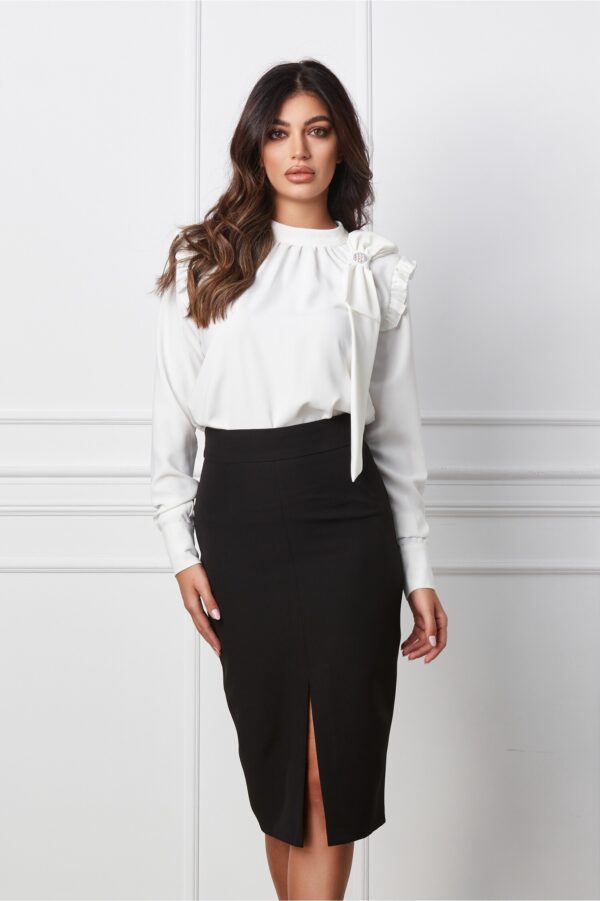 Fusta MBG midi conica neagra