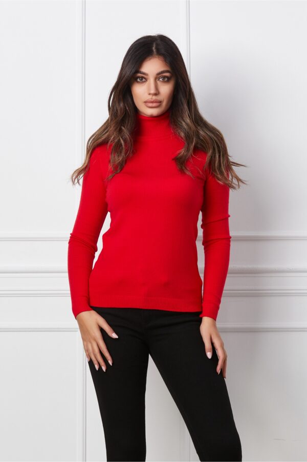 Maleta Madalina rosie din tricot