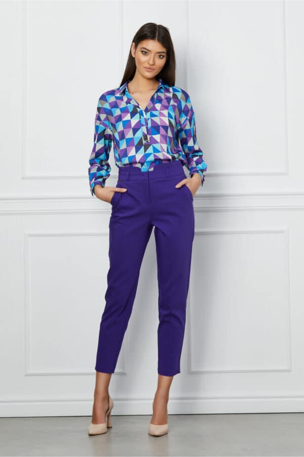 Pantaloni Abby mov office