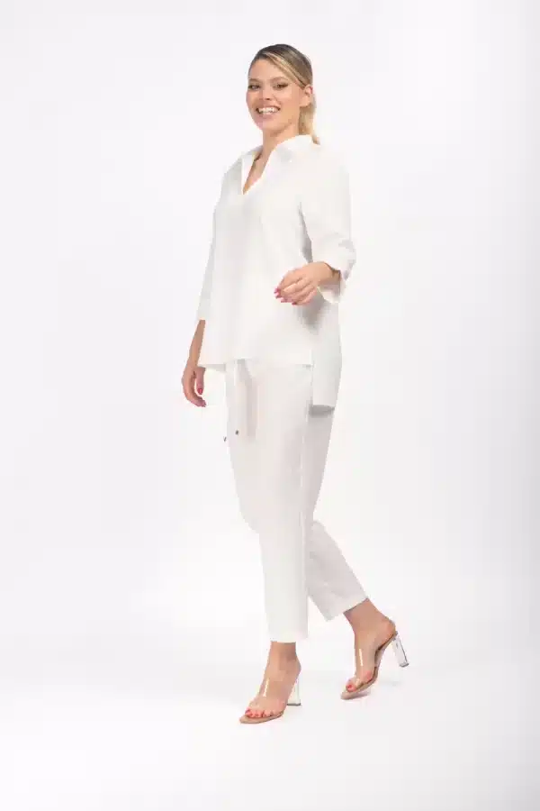 Pantaloni albi LaDonna