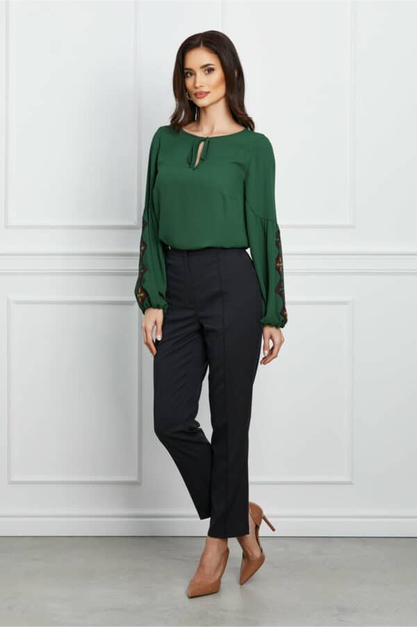 Pantaloni Dora bleumarin cu buzunare