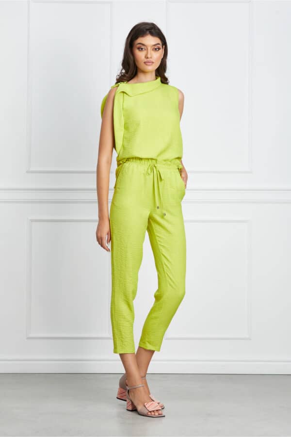 Pantaloni LaDonna lime vaporosi